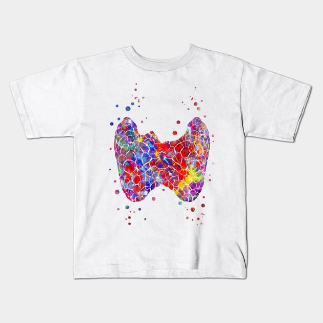 Thyroid gland Kids T-Shirt by RosaliArt